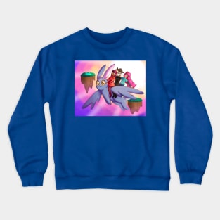 Magical Flying Bunny Crewneck Sweatshirt